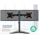 darrahopens Furniture > Office Artiss Monitor Arm Stand Dual Black