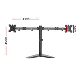 darrahopens Furniture > Office Artiss Monitor Arm Stand Dual Black