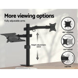Darrahopens Furniture > Office Artiss Monitor Arm Stand Laptop Tray Display Desk Mount Bracket Screen Holder