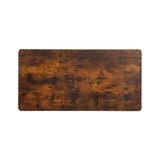 Darrahopens Furniture > Office Artiss Motorised Standing Desk Desktop Electric Sit Stand Table Rustic Brown