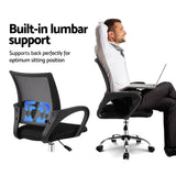 darrahopens Furniture > Office Artiss Office Chair Gaming Chair Computer Mesh Chairs Executive Mid Back Black