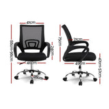darrahopens Furniture > Office Artiss Office Chair Gaming Chair Computer Mesh Chairs Executive Mid Back Black