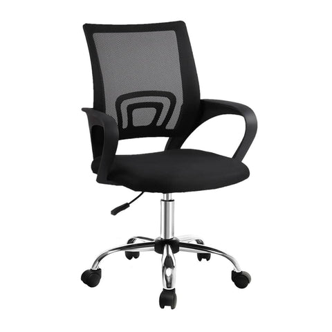 darrahopens Furniture > Office Artiss Office Chair Gaming Chair Computer Mesh Chairs Executive Mid Back Black