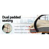darrahopens Furniture > Office Artiss Office Chair Gaming Computer Chairs Executive PU Leather Seat Beige