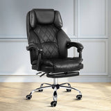 darrahopens Furniture > Office Artiss Office Chair Gaming Computer Executive Chairs Leather Seat Recliner