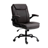 Darrahopens Furniture > Office Artiss Office Chair Gaming Computer Executive Chairs Leather Tilt Swivel Brown
