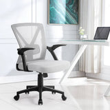 darrahopens Furniture > Office Artiss Office Chair Gaming Executive Computer Chairs Study Mesh Seat Tilt Grey
