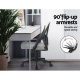 darrahopens Furniture > Office Artiss Office Chair Gaming Executive Computer Chairs Study Mesh Seat Tilt Grey