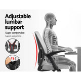 darrahopens Furniture > Office Artiss Office Chair Gaming Executive Computer Chairs Study Mesh Seat Tilt Grey