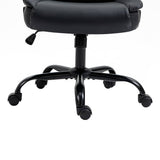 Darrahopens Furniture > Office Artiss Office Chair Leather Computer Desk Chairs Executive Gaming Study Black