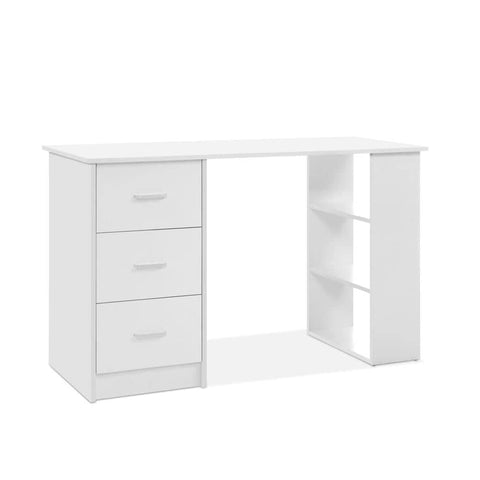 darrahopens Furniture > Office Artiss Office Computer Desk Student Study Table Workstation 3 Drawers Shelf 120cm