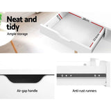 darrahopens Furniture > Office Artiss Office Computer Desk Study Table Storage Drawers Student Laptop White