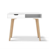 darrahopens Furniture > Office Artiss Office Computer Desk Study Table Storage Drawers Student Laptop White