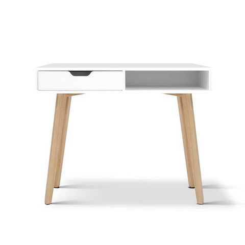 darrahopens Furniture > Office Artiss Office Computer Desk Study Table Storage Drawers Student Laptop White