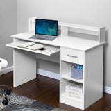 darrahopens Furniture > Office Artiss Office Computer Desk with Storage - White