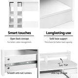darrahopens Furniture > Office Artiss Office Computer Desk with Storage - White