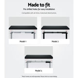 Darrahopens Furniture > Office Artiss Standing Desk Desktop Motorised Electric Sit Stand Table Black