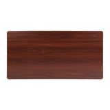 Darrahopens Furniture > Office Artiss Standing Desk Desktop Motorised Electric Sit Stand Table Walnut