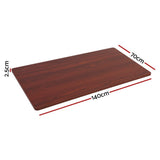 Darrahopens Furniture > Office Artiss Standing Desk Desktop Motorised Electric Sit Stand Table Walnut
