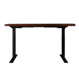 Darrahopens Furniture > Office Artiss Standing Desk Electric Adjustable Sit Stand Desks Black Walnut 140cm