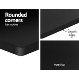 Darrahopens Furniture > Office Artiss Standing Desk Electric Height Adjustable Sit Stand Desks Black 140cm