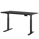 Darrahopens Furniture > Office Artiss Standing Desk Electric Height Adjustable Sit Stand Desks Black 140cm