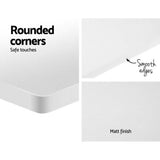 Darrahopens Furniture > Office Artiss Standing Desk Electric Height Adjustable Sit Stand Desks White 140cm