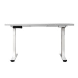 Darrahopens Furniture > Office Artiss Standing Desk Electric Height Adjustable Sit Stand Desks White 140cm