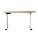 Darrahopens Furniture > Office Artiss Standing Desk Electric Height Adjustable Sit Stand Desks White Oak