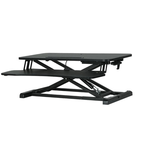 Darrahopens Furniture > Office Artiss Standing Desk Riser Height Adjustable Sit Stand Computer Laptop Desktop