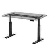 Darrahopens Furniture > Office Artiss Standing Desk Sit Stand Motorised Adjustable Frame Only Black Dual Motor