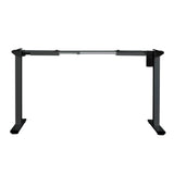 Darrahopens Furniture > Office Artiss Standing Desk Sit Stand Motorised Height Adjustable Frame Only Black