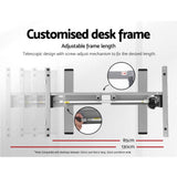 Darrahopens Furniture > Office Artiss Standing Desk Sit Stand Motorised Height Adjustable Frame Only Grey
