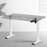 Darrahopens Furniture > Office Artiss Standing Desk Sit Stand Motorised Height Adjustable Frame Only White