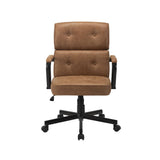 Darrahopens Furniture > Office Beverly Home Office Chair In Brown Fabric