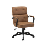 Darrahopens Furniture > Office Beverly Home Office Chair In Brown Fabric