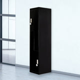 darrahopens Furniture > Office Black Two-Door L-shaped Office Gym Shed Storage Lockers