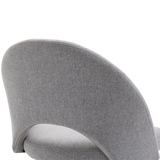 Darrahopens Furniture > Office Fabric Office Chair Computer Upholstered Swivel Home Desk Chair  Grey