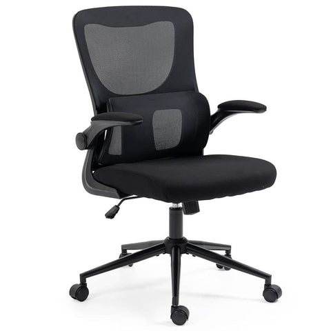 Darrahopens Furniture > Office FORTIA Ergonomic Mesh Office Chair Computer Seat Adjustable Recline, Black
