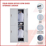darrahopens Furniture > Office Four-Door Office Gym Shed Storage Locker