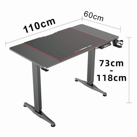 Darrahopens Furniture > Office Gaming Standing Desk Home Office Lift Electric Height Adjustable Sit To Stand Motorized Standing Desk 1160