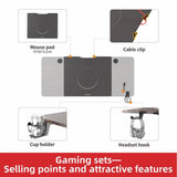 Darrahopens Furniture > Office Gaming Standing Desk Home Office Lift Electric Height Adjustable Sit To Stand Motorized Standing Desk 1460