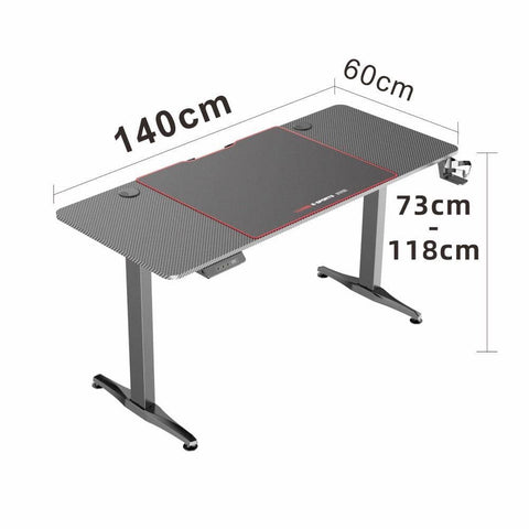 Darrahopens Furniture > Office Gaming Standing Desk Home Office Lift Electric Height Adjustable Sit To Stand Motorized Standing Desk 1460