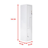 darrahopens Furniture > Office Grey Two-Door L-shaped Office Gym Shed Storage Lockers