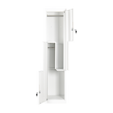 darrahopens Furniture > Office Grey Two-Door L-shaped Office Gym Shed Storage Lockers