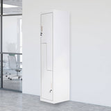 darrahopens Furniture > Office Grey Two-Door L-shaped Office Gym Shed Storage Lockers