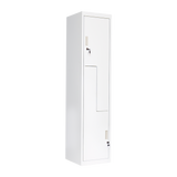 darrahopens Furniture > Office Grey Two-Door L-shaped Office Gym Shed Storage Lockers
