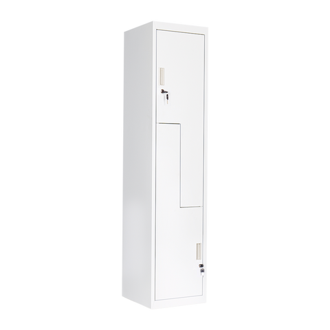 darrahopens Furniture > Office Grey Two-Door L-shaped Office Gym Shed Storage Lockers