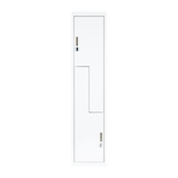 darrahopens Furniture > Office Grey Two-Door L-shaped Office Gym Shed Storage Lockers