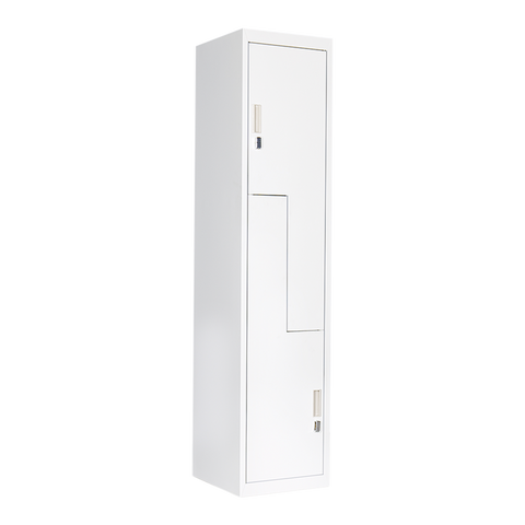 darrahopens Furniture > Office Grey Two-Door L-shaped Office Gym Shed Storage Lockers